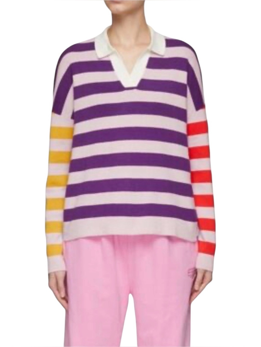 Kule Joey polo Sweater, 100% cotton, small
